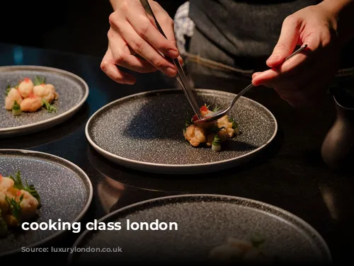 cooking class london