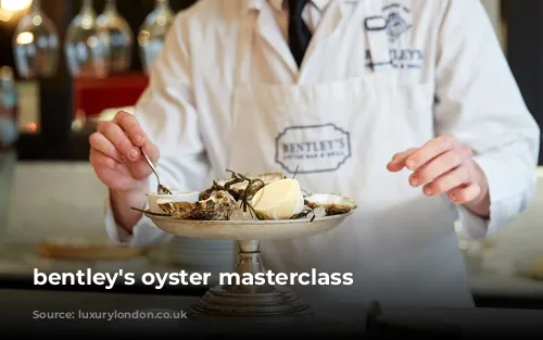 bentley's oyster masterclass