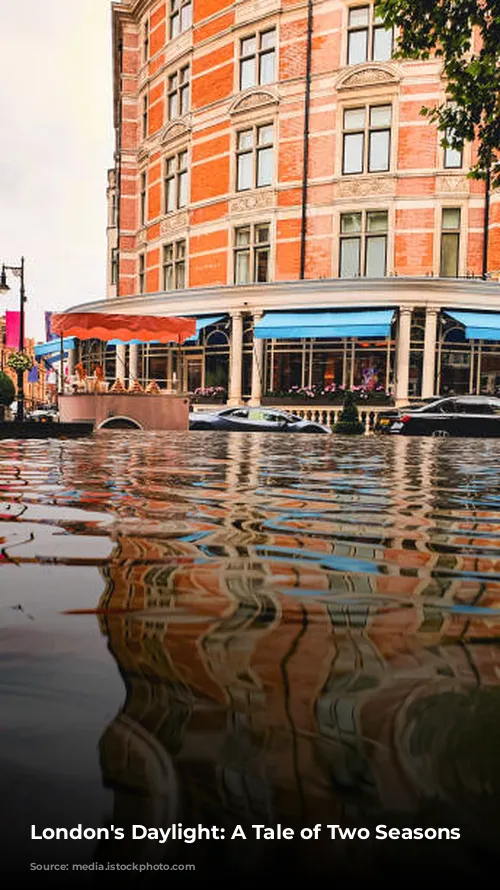 London's Daylight: A Tale of Two Seasons