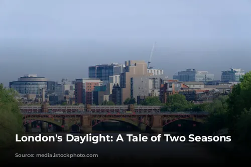 London's Daylight: A Tale of Two Seasons