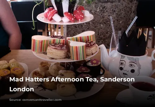 Mad Hatters Afternoon Tea, Sanderson Hotel, London