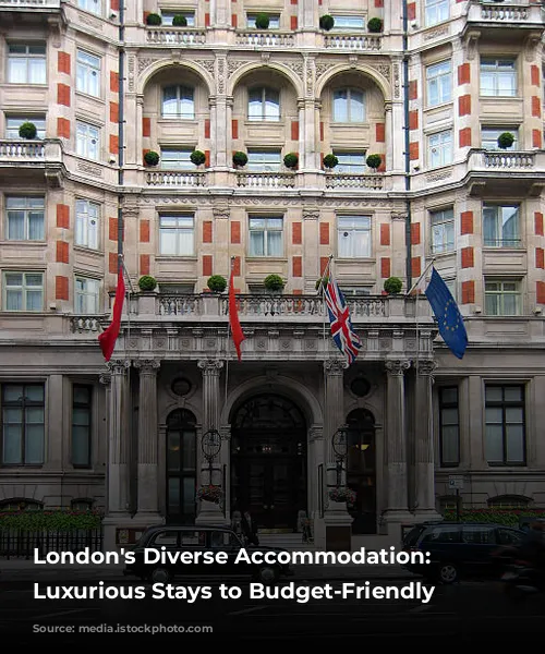 London's Diverse Accommodation: From Luxurious Stays to Budget-Friendly Options