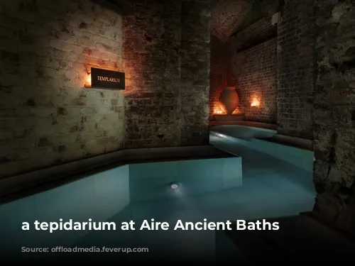 a tepidarium at Aire Ancient Baths