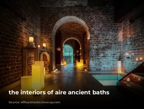 the interiors of aire ancient baths