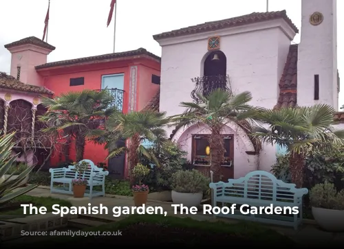 The Spanish garden, The Roof Gardens