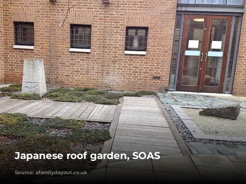 Japanese roof garden, SOAS