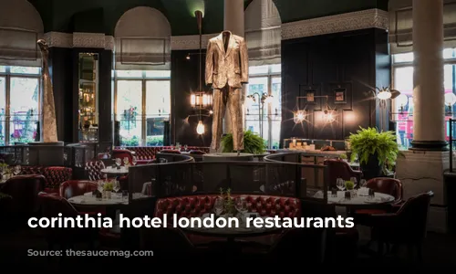 corinthia hotel london restaurants