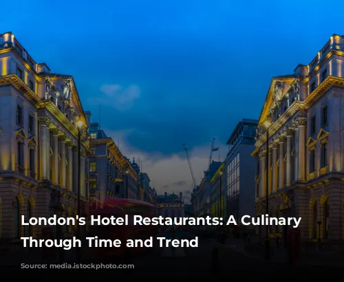  London's Hotel Restaurants: A Culinary Journey Through Time and Trend