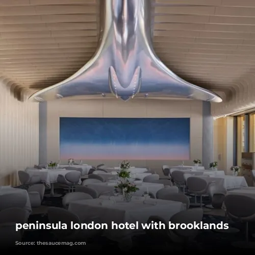 peninsula london hotel with brooklands restaurant