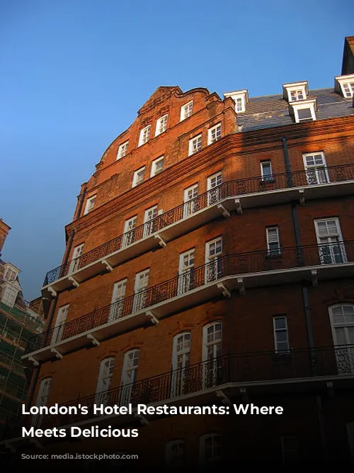 London's Hotel Restaurants: Where Luxury Meets Delicious