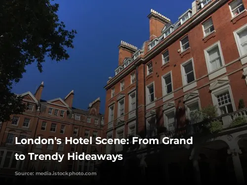 London's Hotel Scene: From Grand Dames to Trendy Hideaways