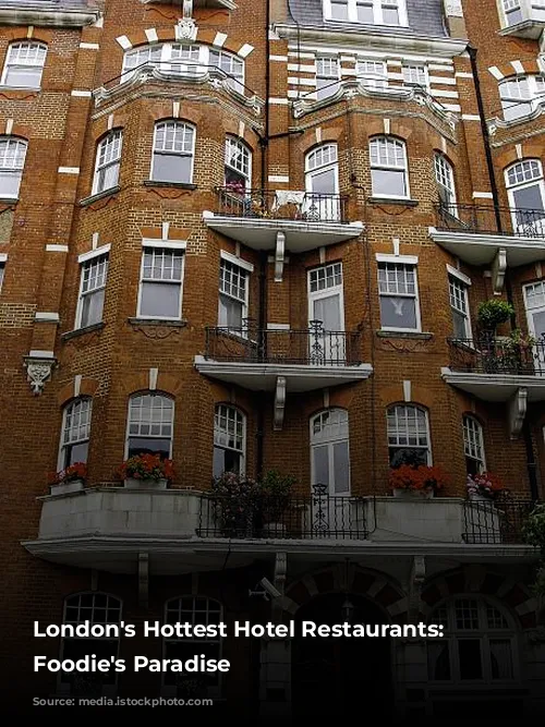 London's Hottest Hotel Restaurants: A Foodie's Paradise