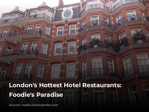 London's Hottest Hotel Restaurants: A Foodie's Paradise