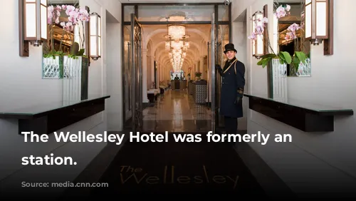 The Wellesley Hotel was formerly an underground station.