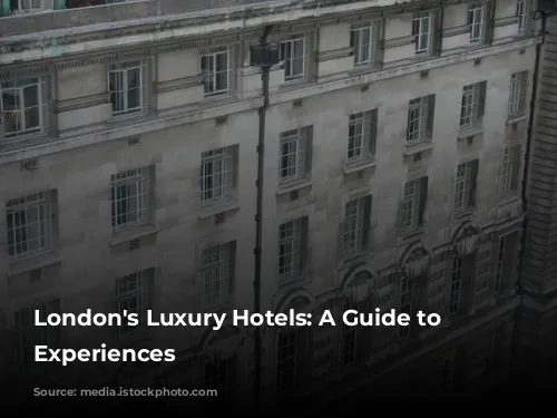 London's Luxury Hotels: A Guide to Exquisite Experiences