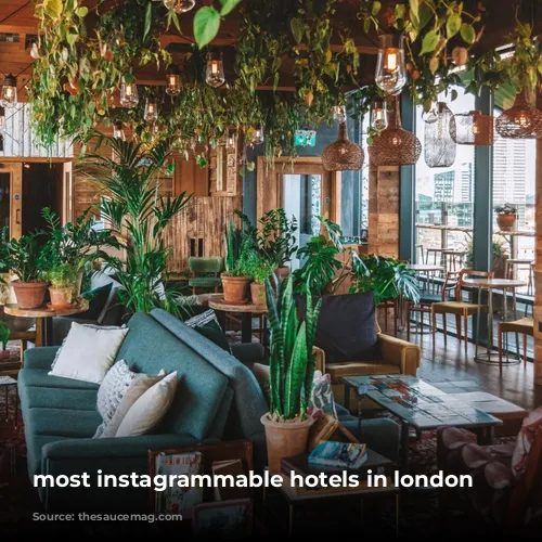 most instagrammable hotels in london treehouse