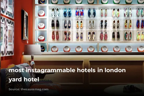 most instagrammable hotels in london ham yard hotel