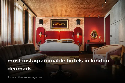 most instagrammable hotels in london chateau denmark