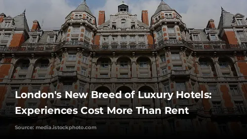 London's New Breed of Luxury Hotels: Where Experiences Cost More Than Rent