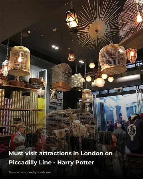 Must visit attractions in London on the Piccadilly Line - Harry Potter