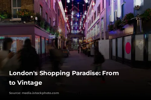 London's Shopping Paradise: From Luxury to Vintage