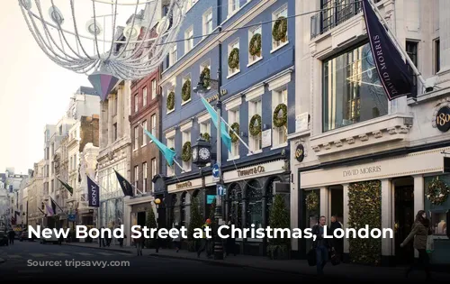 New Bond Street at Christmas, London