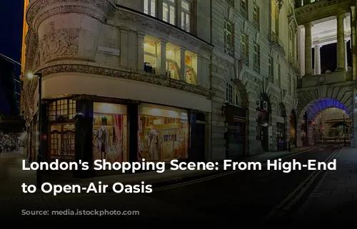 London's Shopping Scene: From High-End Boutiques to Open-Air Oasis