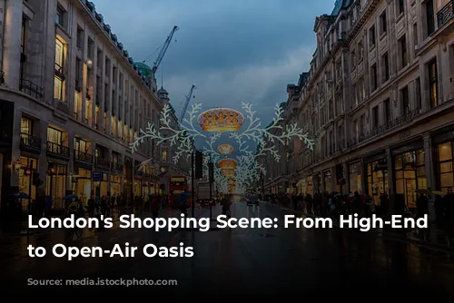 London's Shopping Scene: From High-End Boutiques to Open-Air Oasis