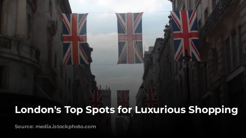 London's Top Spots for Luxurious Shopping