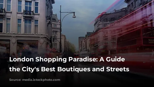 London Shopping Paradise: A Guide to the City's Best Boutiques and Streets