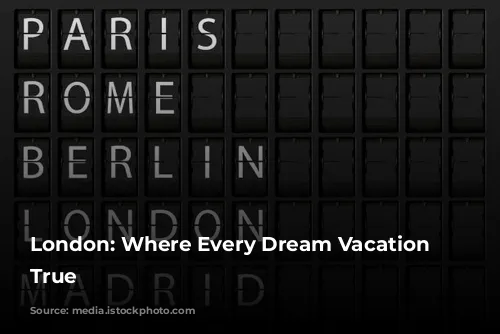 London: Where Every Dream Vacation Comes True