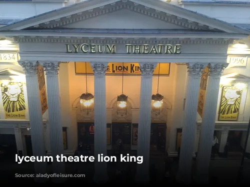 lyceum theatre lion king