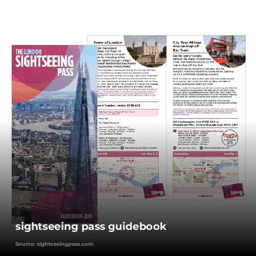 sightseeing pass guidebook