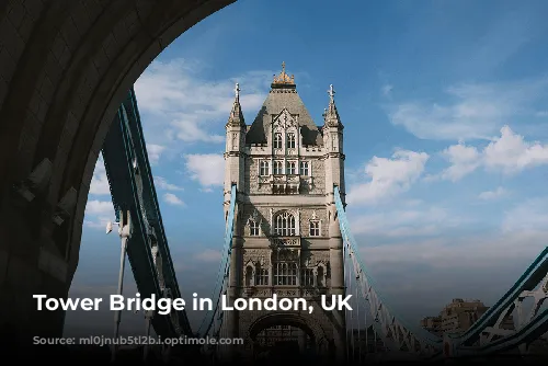 Tower Bridge in London, UK