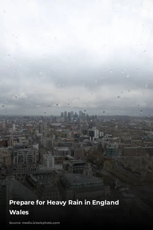 Prepare for Heavy Rain in England and Wales