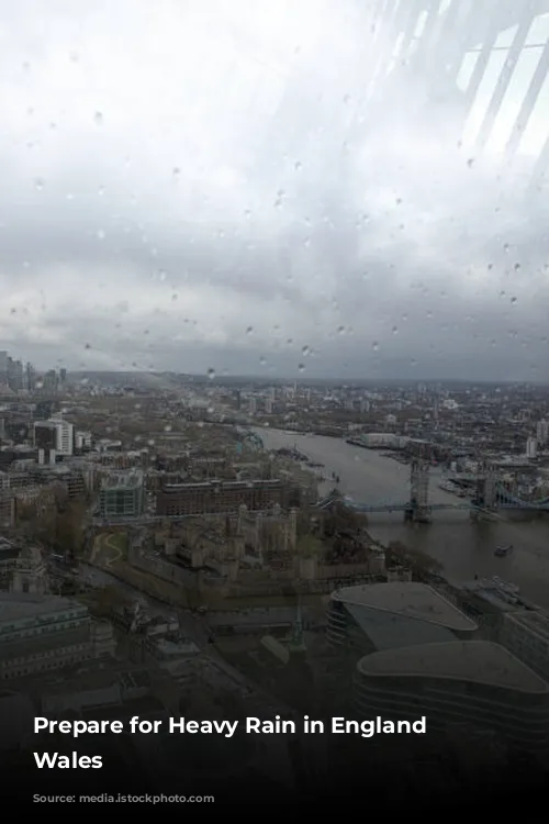 Prepare for Heavy Rain in England and Wales