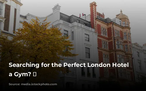 Searching for the Perfect London Hotel with a Gym? 💪