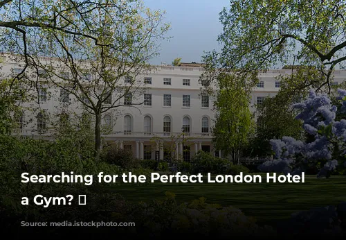 Searching for the Perfect London Hotel with a Gym? 💪