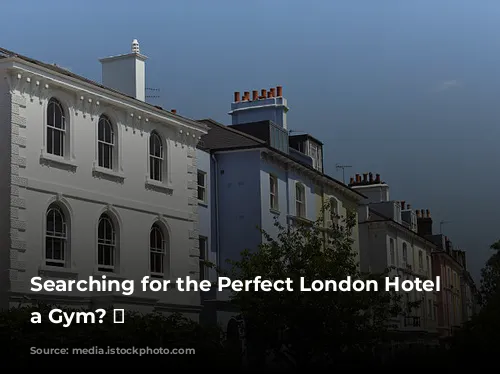 Searching for the Perfect London Hotel with a Gym? 💪