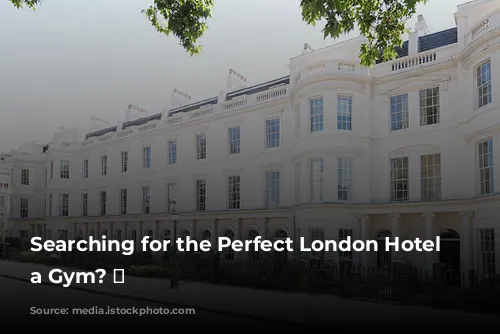 Searching for the Perfect London Hotel with a Gym? 💪