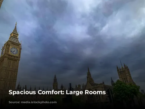 Spacious Comfort: Large Rooms