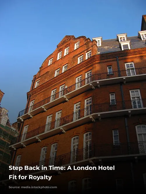 Step Back in Time: A London Hotel Experience Fit for Royalty