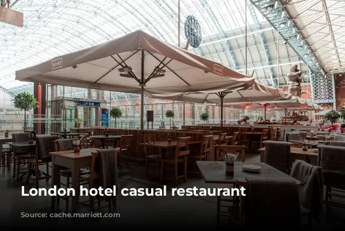 London hotel casual restaurant