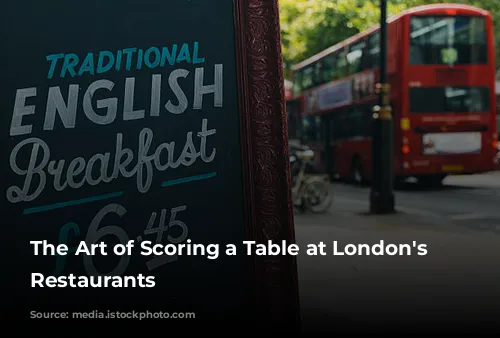 The Art of Scoring a Table at London's Hottest Restaurants