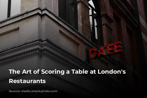 The Art of Scoring a Table at London's Hottest Restaurants