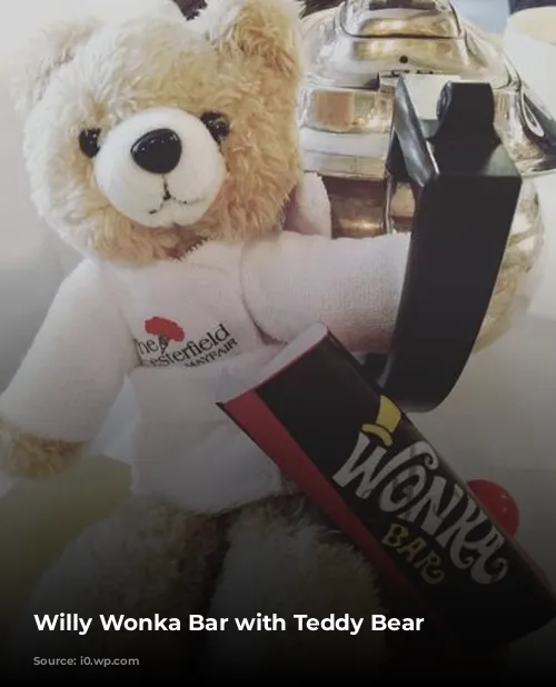 Willy Wonka Bar with Teddy Bear