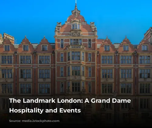 The Landmark London: A Grand Dame of Hospitality and Events