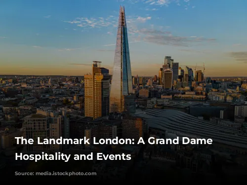 The Landmark London: A Grand Dame of Hospitality and Events