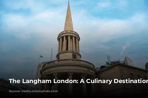 The Langham London: A Culinary Destination