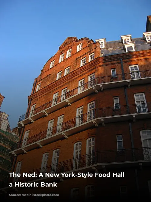 The Ned: A New York-Style Food Hall in a Historic Bank